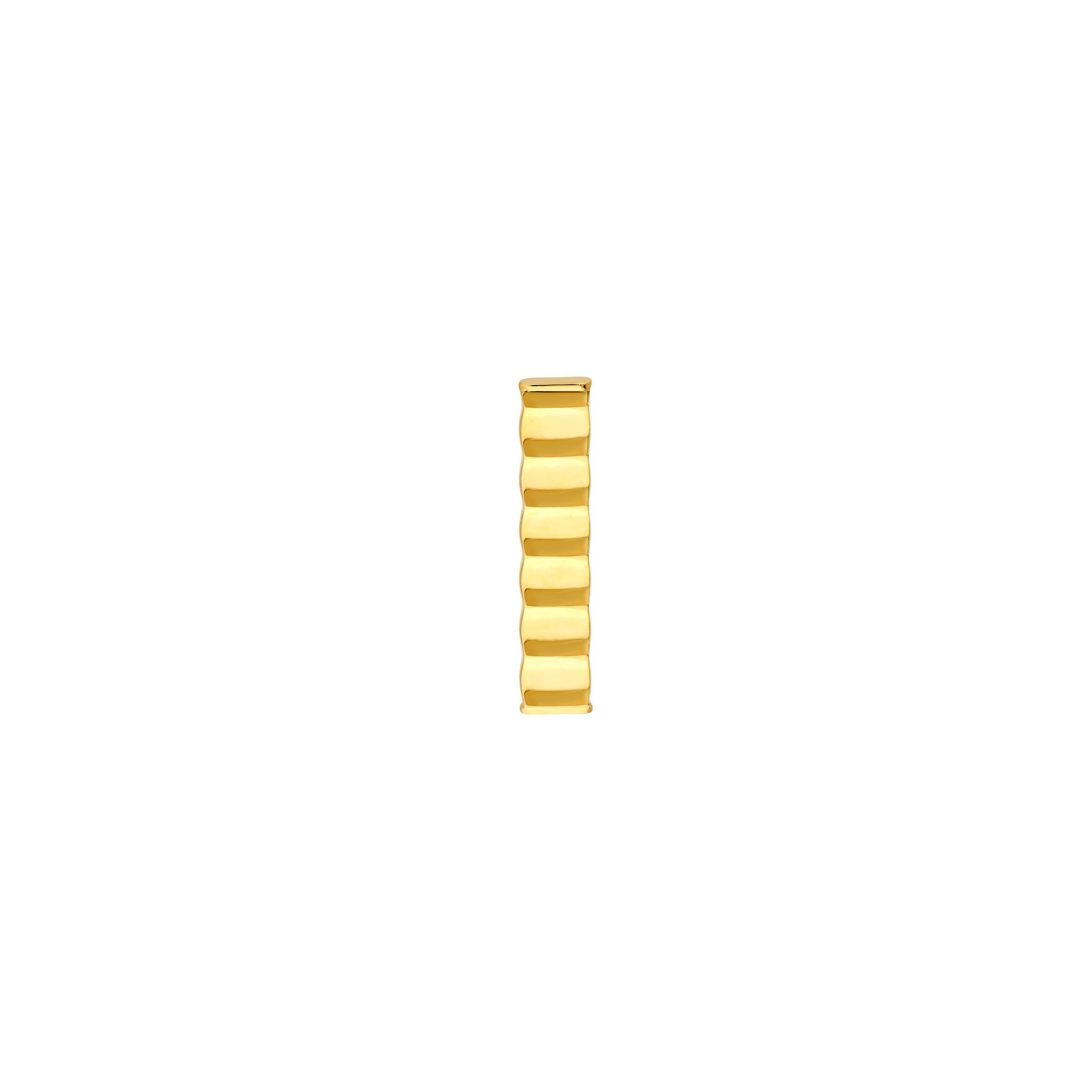 14K Yellow Gold Linear Bar Stud Earrings Birmingham Jewelry Earrings Birmingham Jewelry
