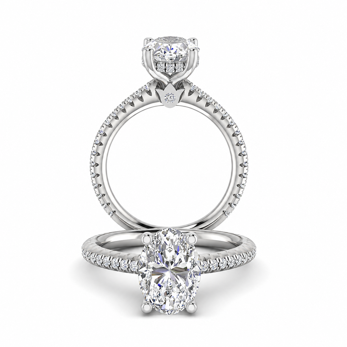 RENAISSANCE-999DBOV-1.2 VERRAGIO Engagement Ring Birmingham Jewelry Verragio Jewelry | Diamond Engagement Ring RENAISSANCE-986R