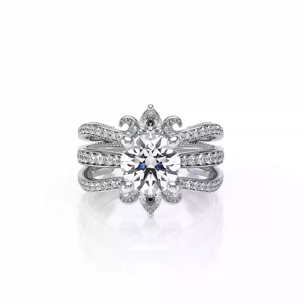 VANGUARD-2207R VERRAGIO Engagement Ring Birmingham Jewelry Verragio Jewelry | Diamond Engagement Ring Vanguard-2207R