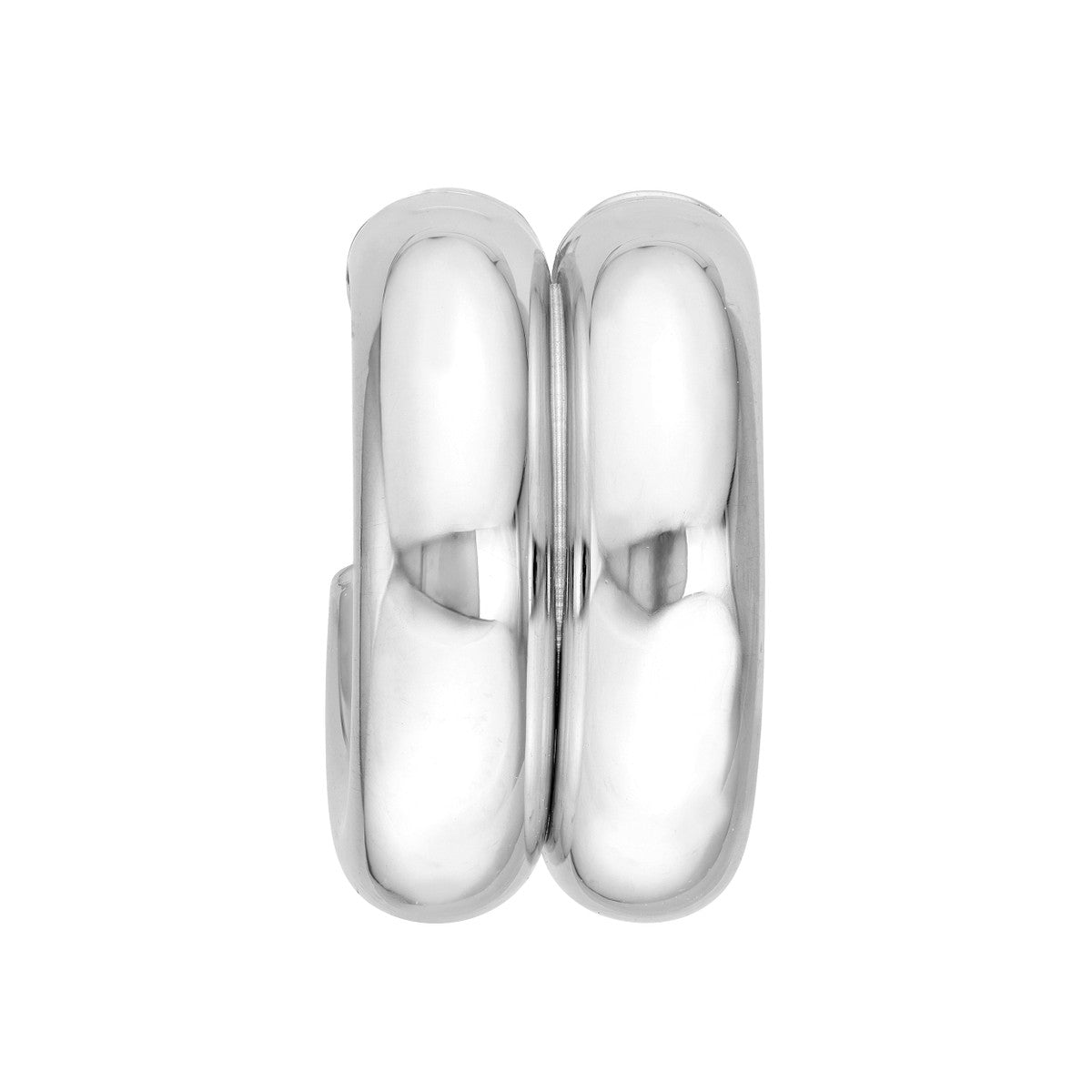 Birmingham Jewelry - 14K Gold 15mm Small Double Hoop Earrings - Birmingham Jewelry