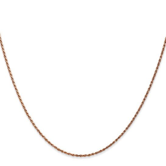 Birmingham Jewelry - 14K Rose Gold Diamond Cut Rope Chain - Birmingham Jewelry