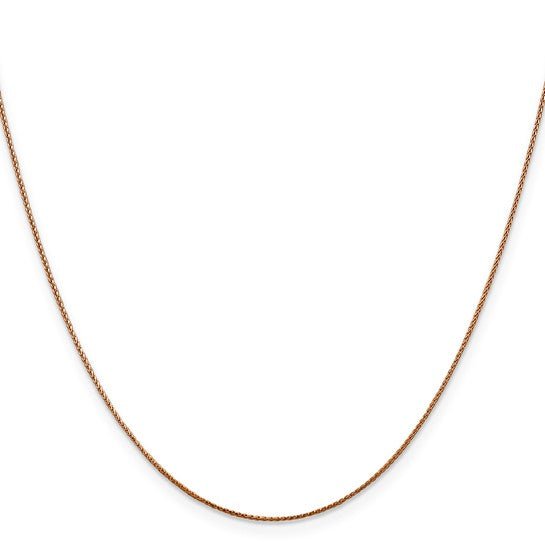 Birmingham Jewelry - 14k Rose Gold Spiga Chain - Birmingham Jewelry