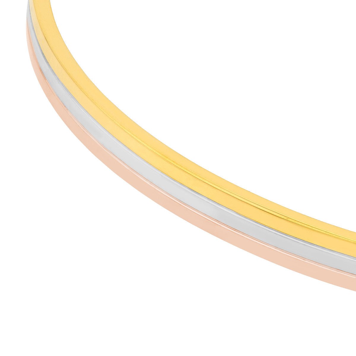 Birmingham Jewelry - 14K Tri Color Gold Bangle - Birmingham Jewelry