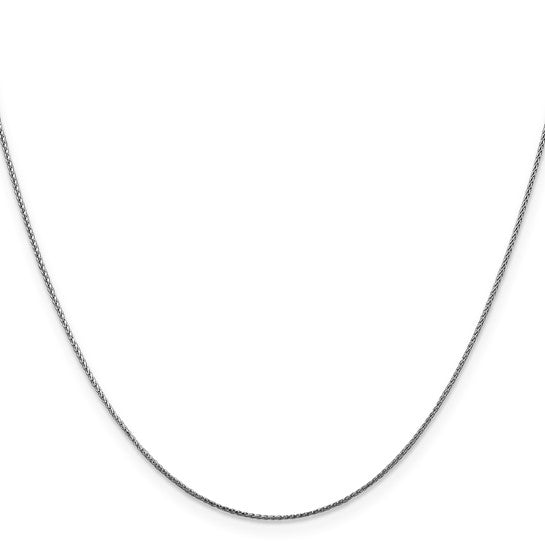14K White Gold Diamond Cut Spiga Chain Birmingham Jewelry Gold Chain Birmingham Jewelry
