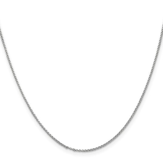 14K White Gold Rolo Chain Birmingham Jewelry Gold Chain Birmingham Jewelry