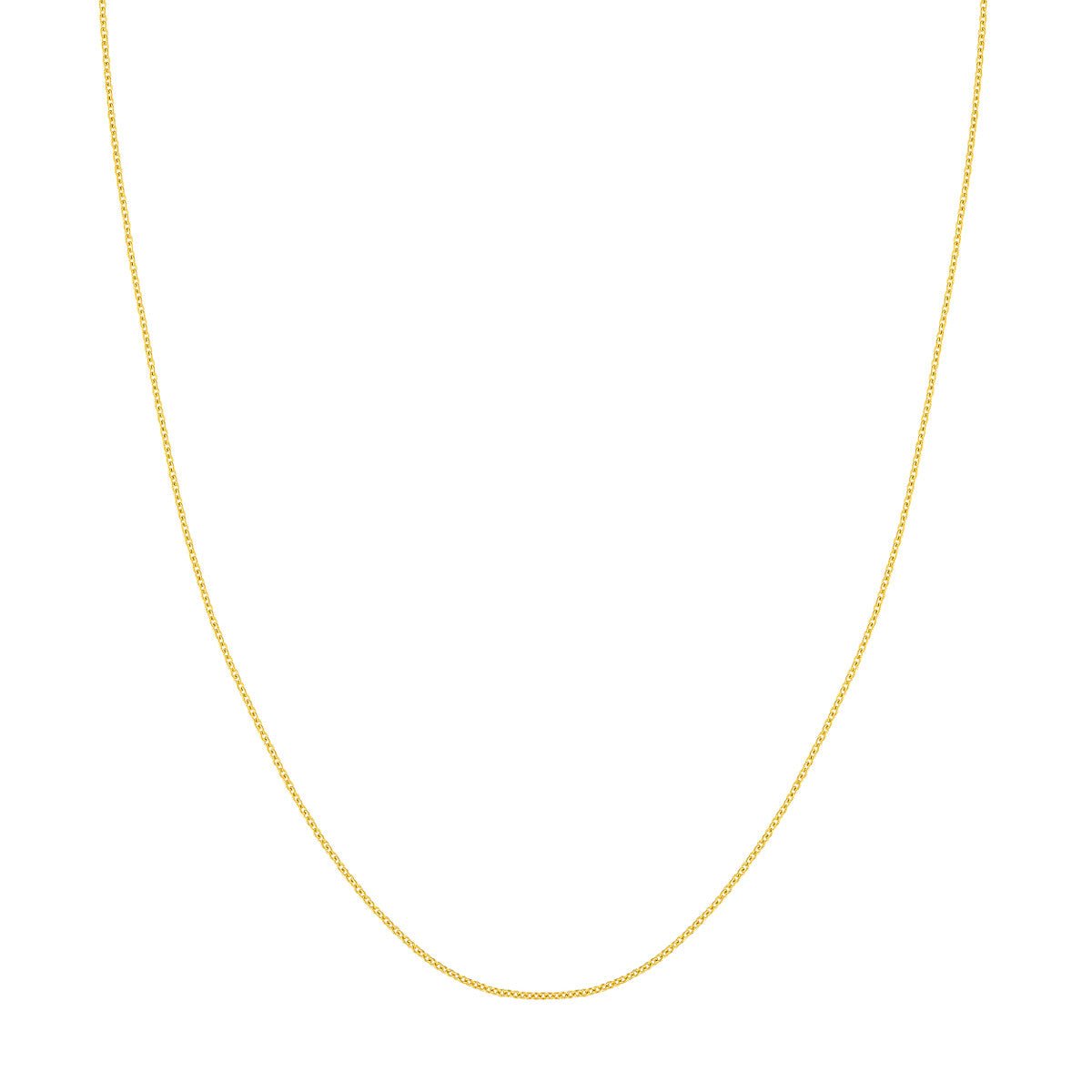 Birmingham Jewelry - 14K Yellow Gold 1.20mm Open Cable Chain - Birmingham Jewelry