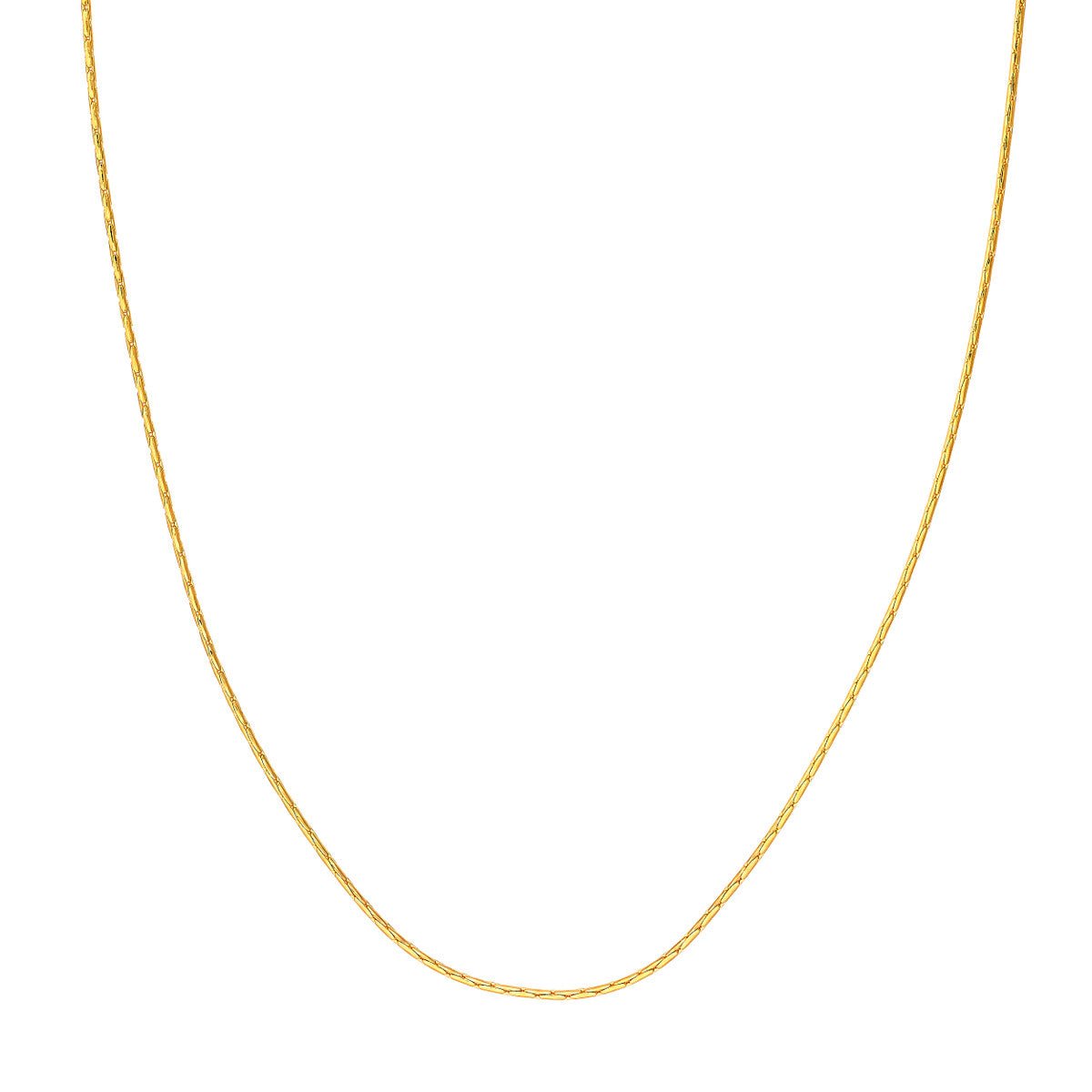 Birmingham Jewelry - 14K Yellow Gold 1.35mm D/C Round Forzentina Chain - Birmingham Jewelry