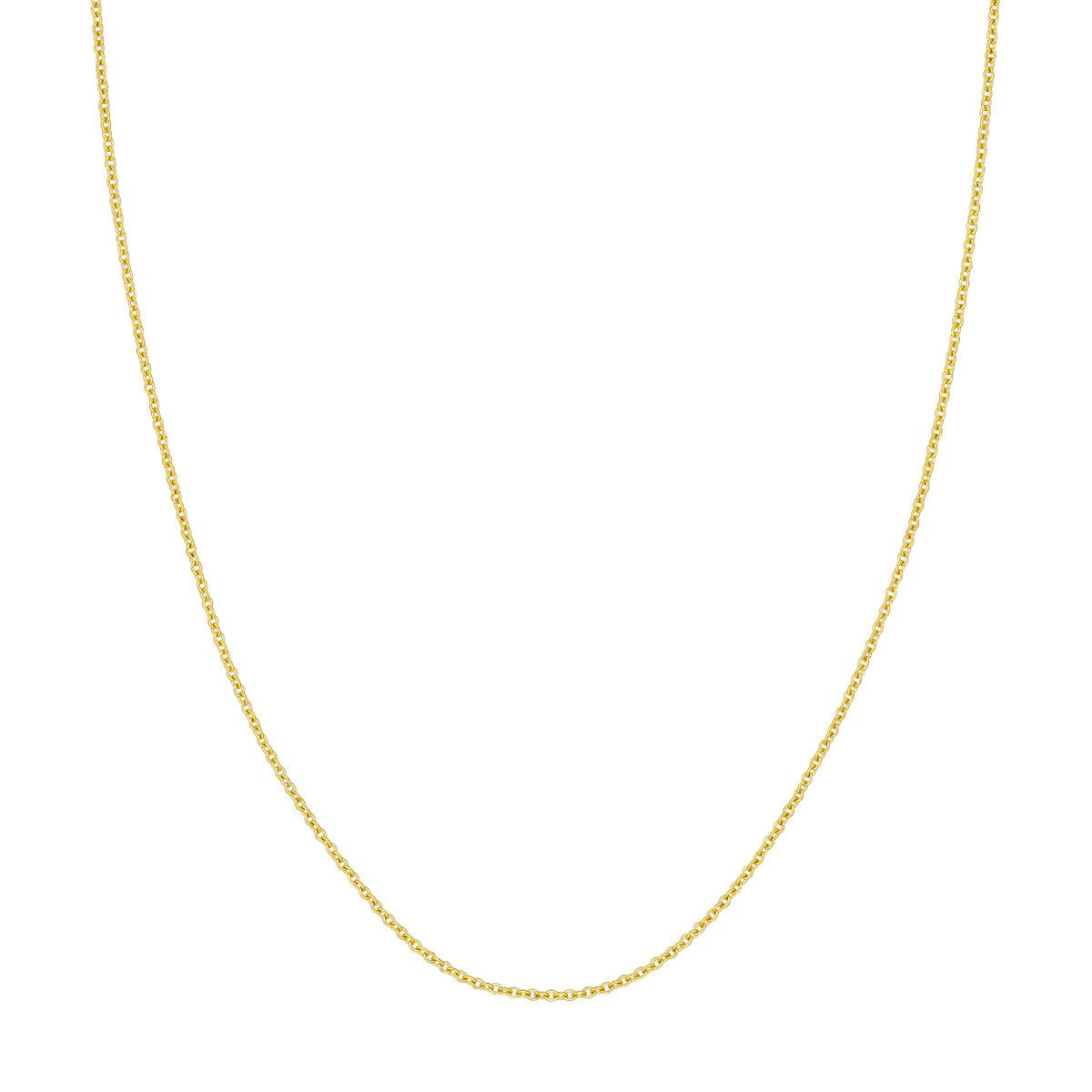 Birmingham Jewelry - 14K Yellow Gold 1.60mm Open Cable Chain - Birmingham Jewelry