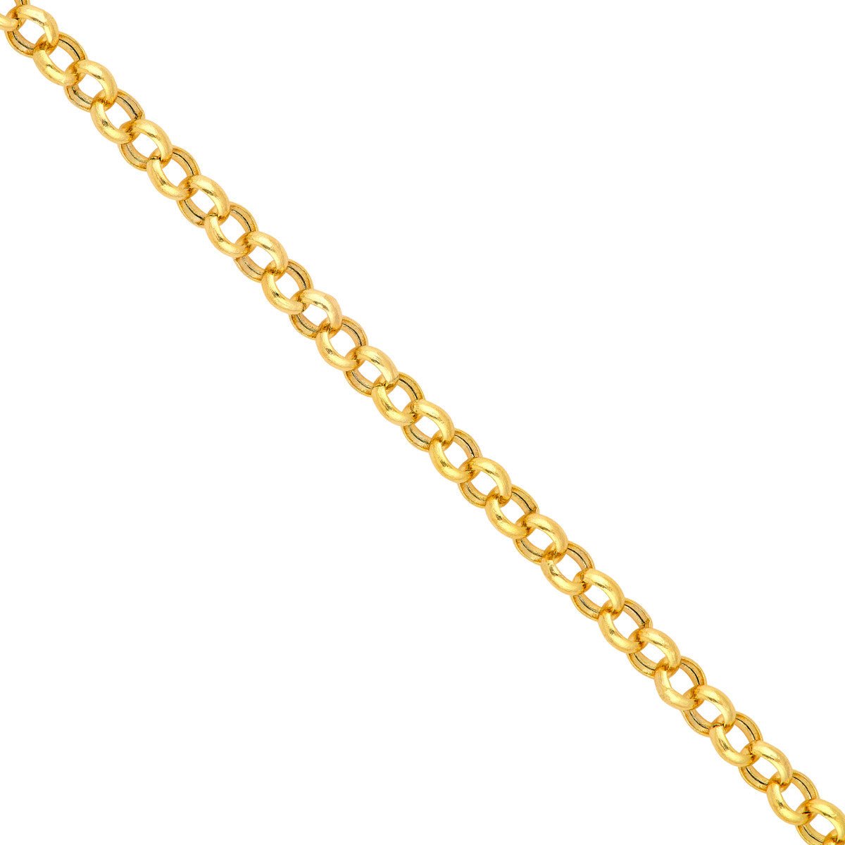Birmingham Jewelry - 14K Yellow Gold 2.80mm Hollow Rolo Chain - Birmingham Jewelry