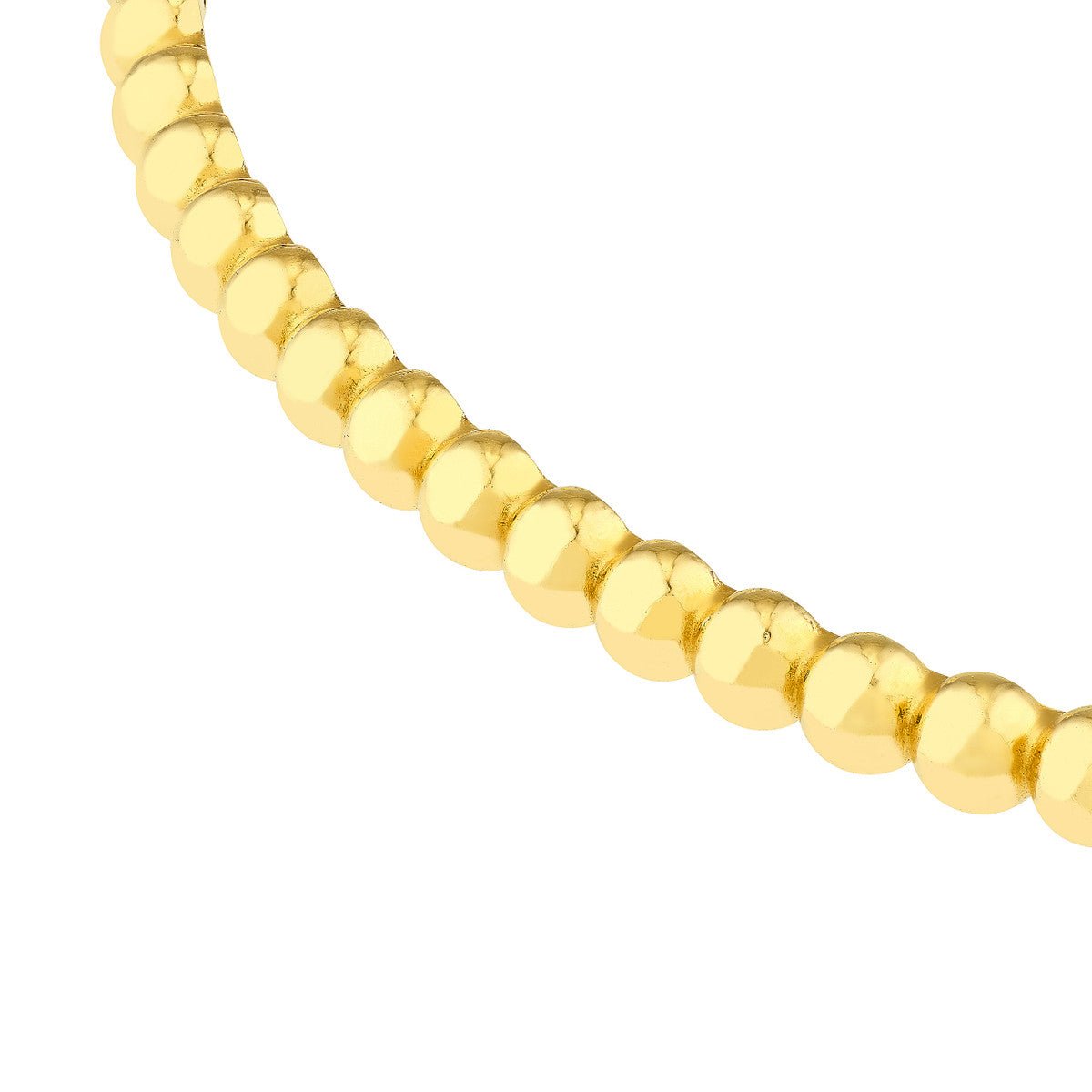 Birmingham Jewelry - 14K Yellow Gold Beaded Bangle - Birmingham Jewelry