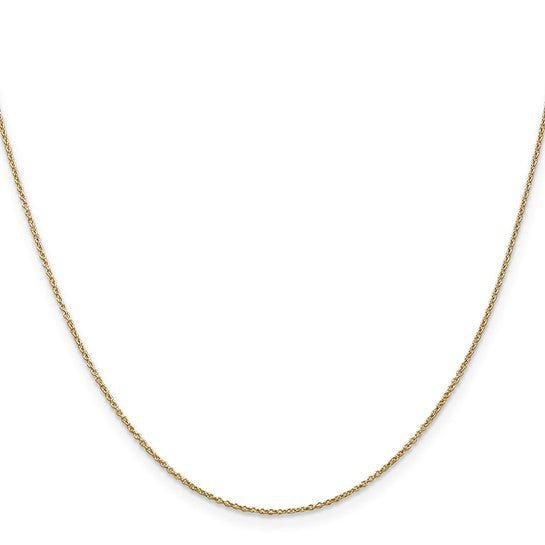 14K Yellow Gold Cable Chain Necklaces Birmingham Jewelry Gold Chain Birmingham Jewelry