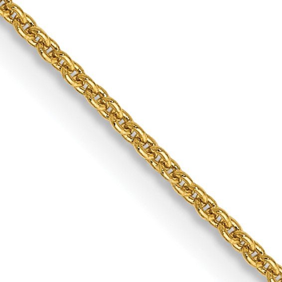 14K Yellow Gold Cable Chain Necklaces Birmingham Jewelry Gold Chain Birmingham Jewelry