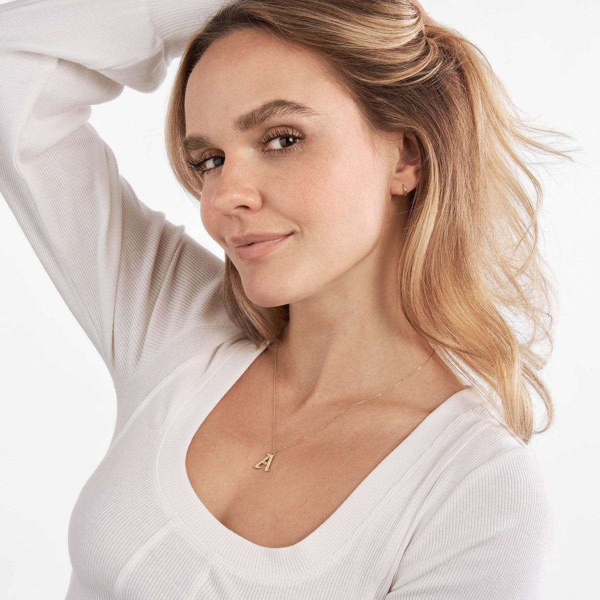 Birmingham Jewelry - 14K Yellow Gold Diamond Gothic Necklace - Birmingham Jewelry