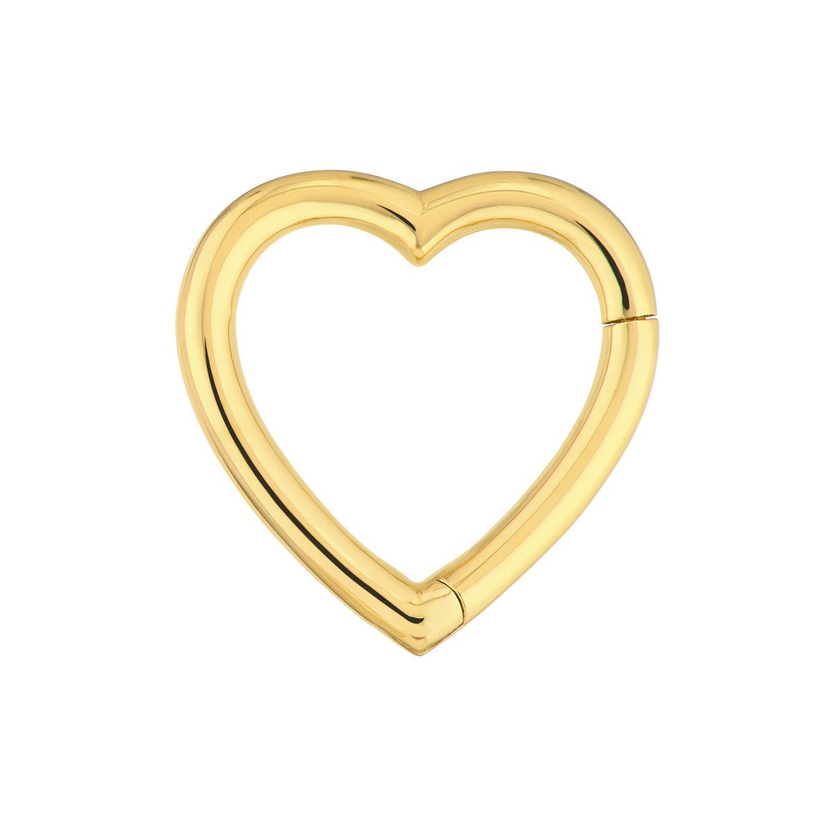 Birmingham Jewelry - 14K Yellow Gold Heart Snap Lock - Birmingham Jewelry