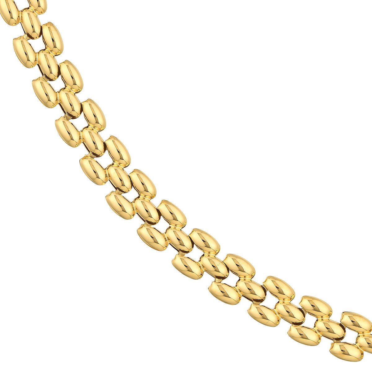 Birmingham Jewelry - 14K Yellow Gold Multi Row Polished Chain - Birmingham Jewelry