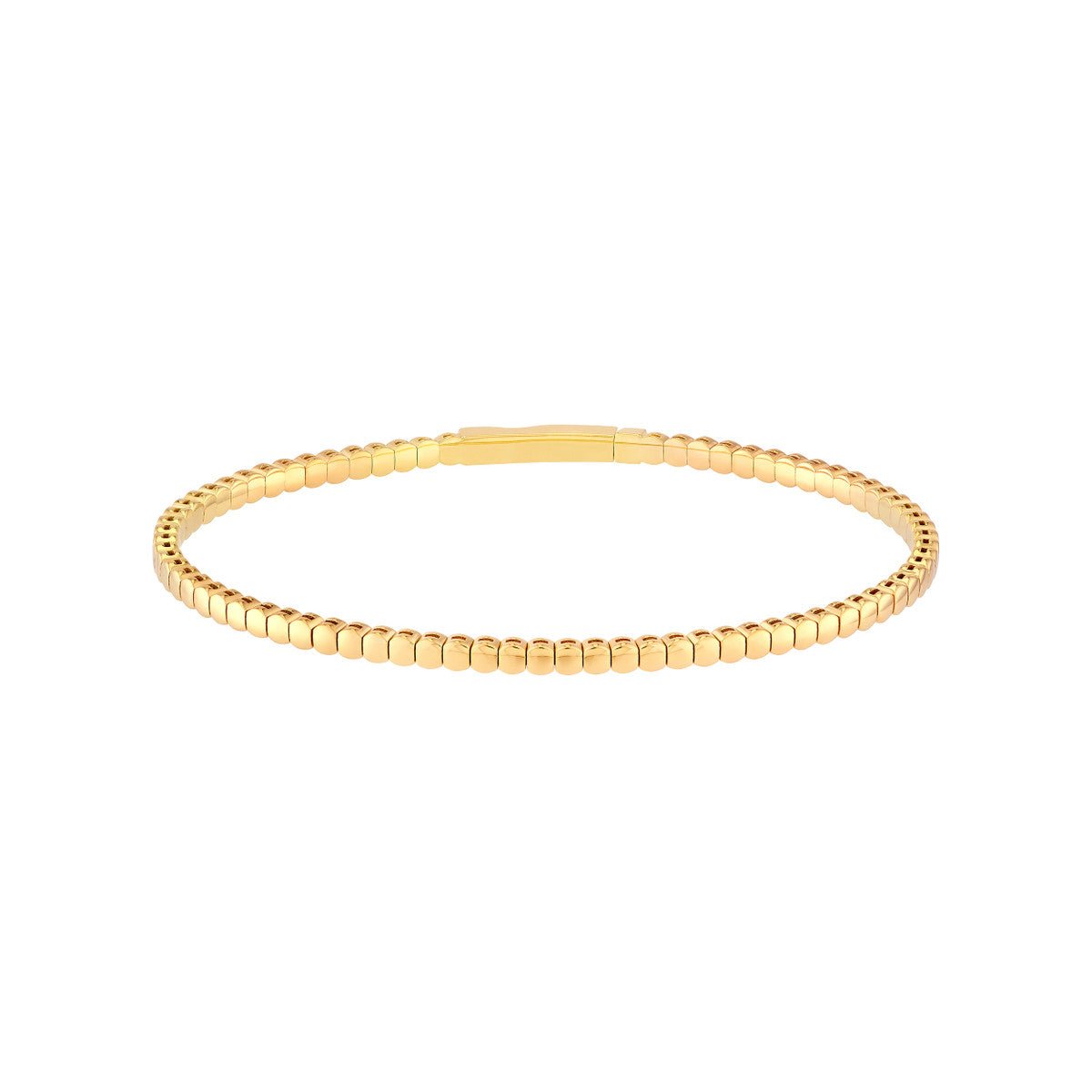 Birmingham Jewelry - 14K Yellow Gold Oval Link Flexi Bracelet - Birmingham Jewelry