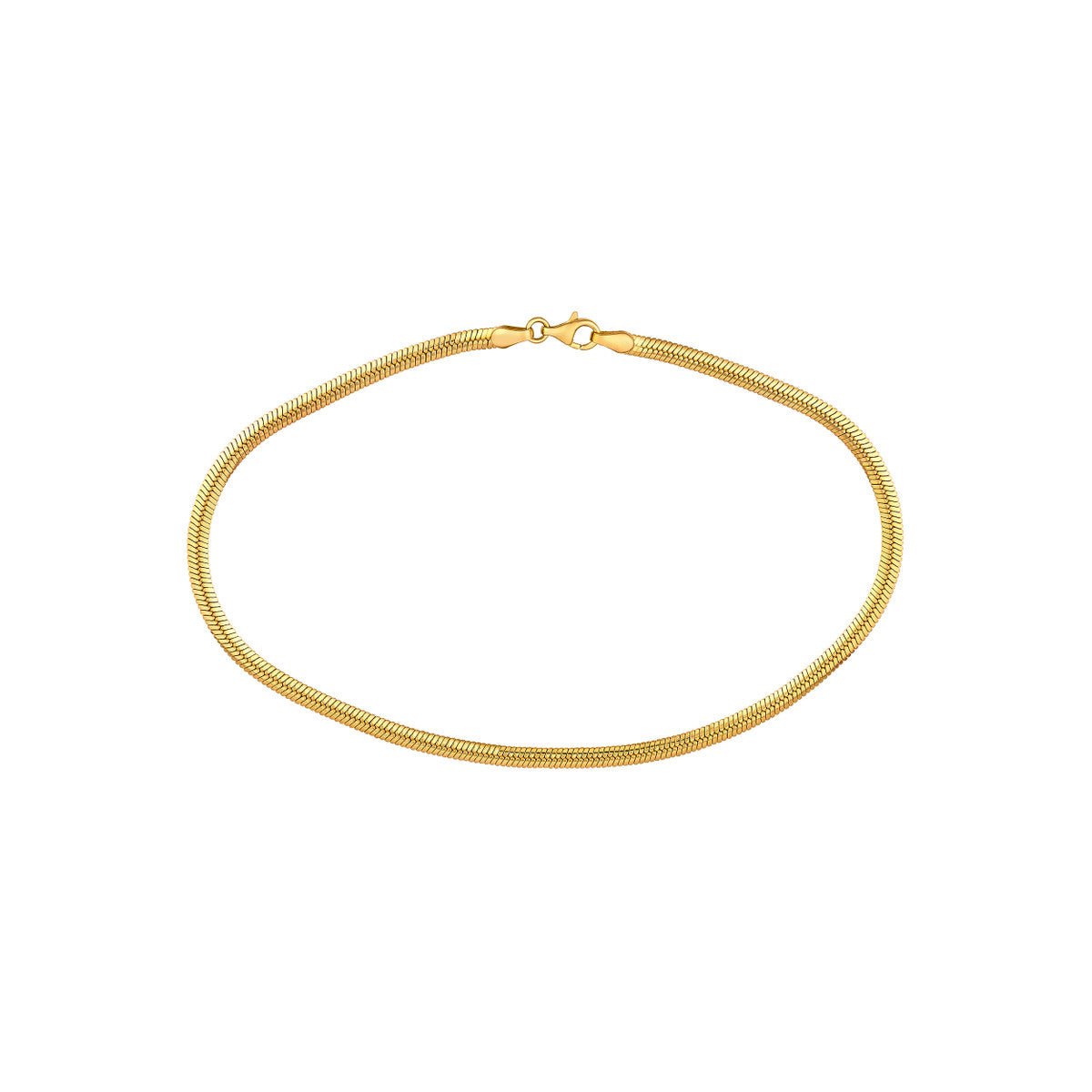 Birmingham Jewelry - 14K Yellow Gold Snake Anklet - Birmingham Jewelry
