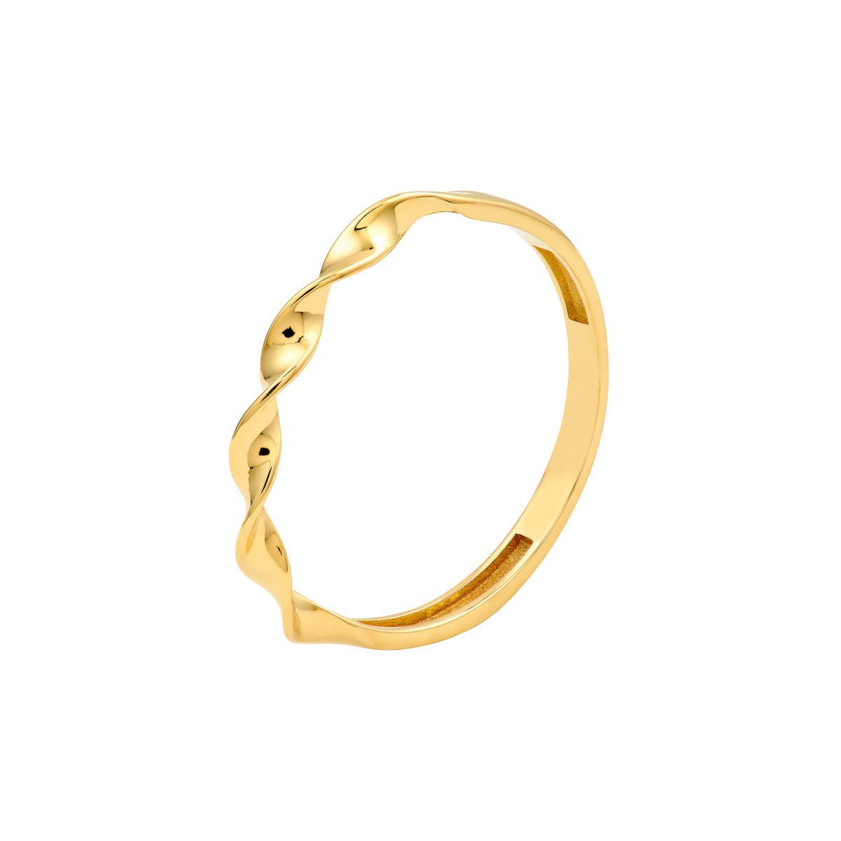 Birmingham Jewelry - 14K Yellow Gold Twisted Band Ring - Birmingham Jewelry