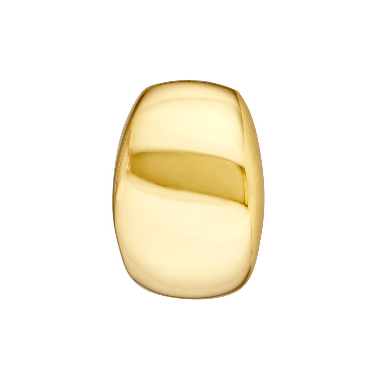 14K Yellow Gold Wide Dome Hoop Earrings Birmingham Jewelry Earrings Birmingham Jewelry