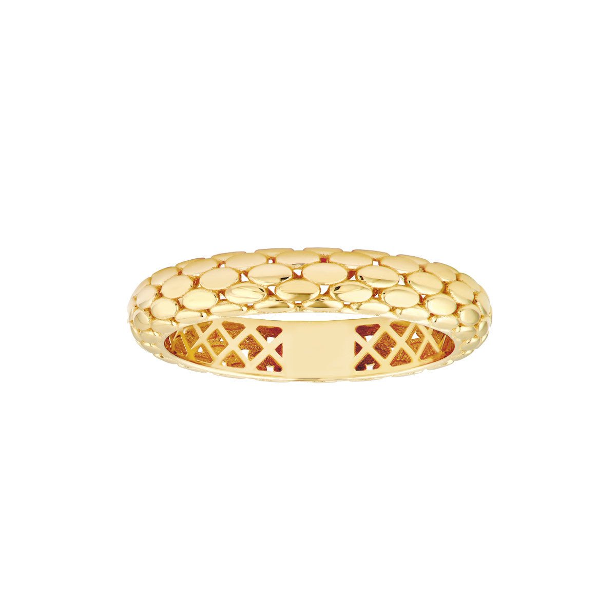 Birmingham Jewelry - 14K Yellow Gold Woven Design Band Ring - Birmingham Jewelry