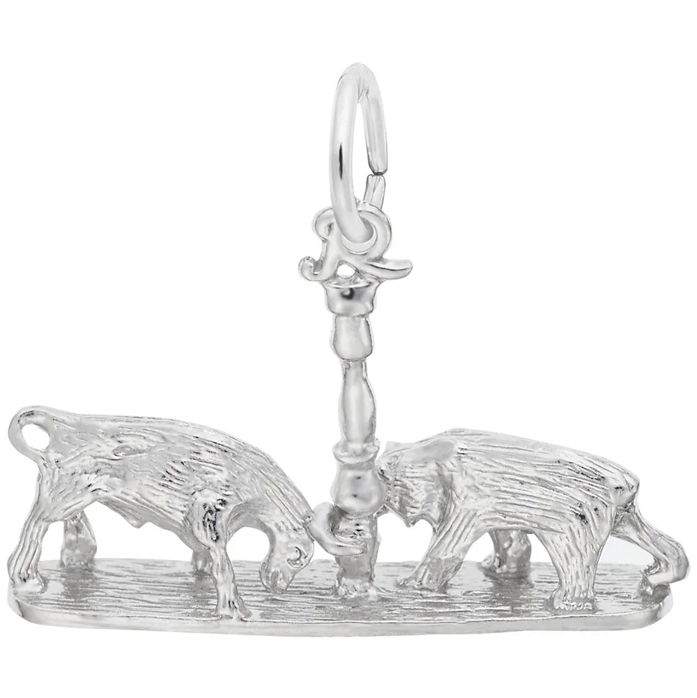 Rembrandt Charms - Rembrandt Charms - Bull & Bear Charm - 8185 - Birmingham Jewelry