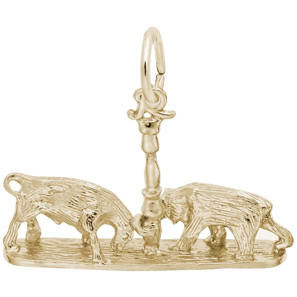 Rembrandt Charms - Rembrandt Charms - Bull & Bear Charm - 8185 - Birmingham Jewelry