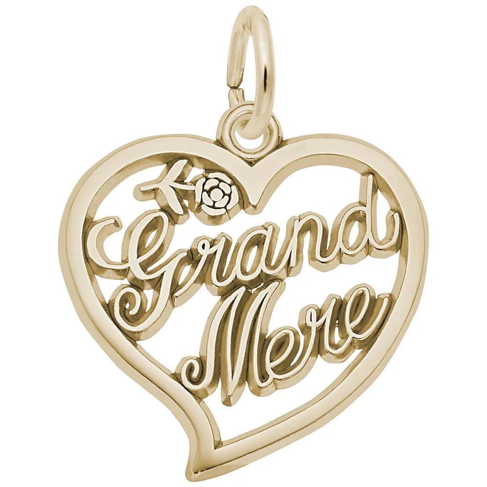 Rembrandt Charms - Rembrandt Charms - Grand Mere Open Heart Charm - 6469 - Birmingham Jewelry