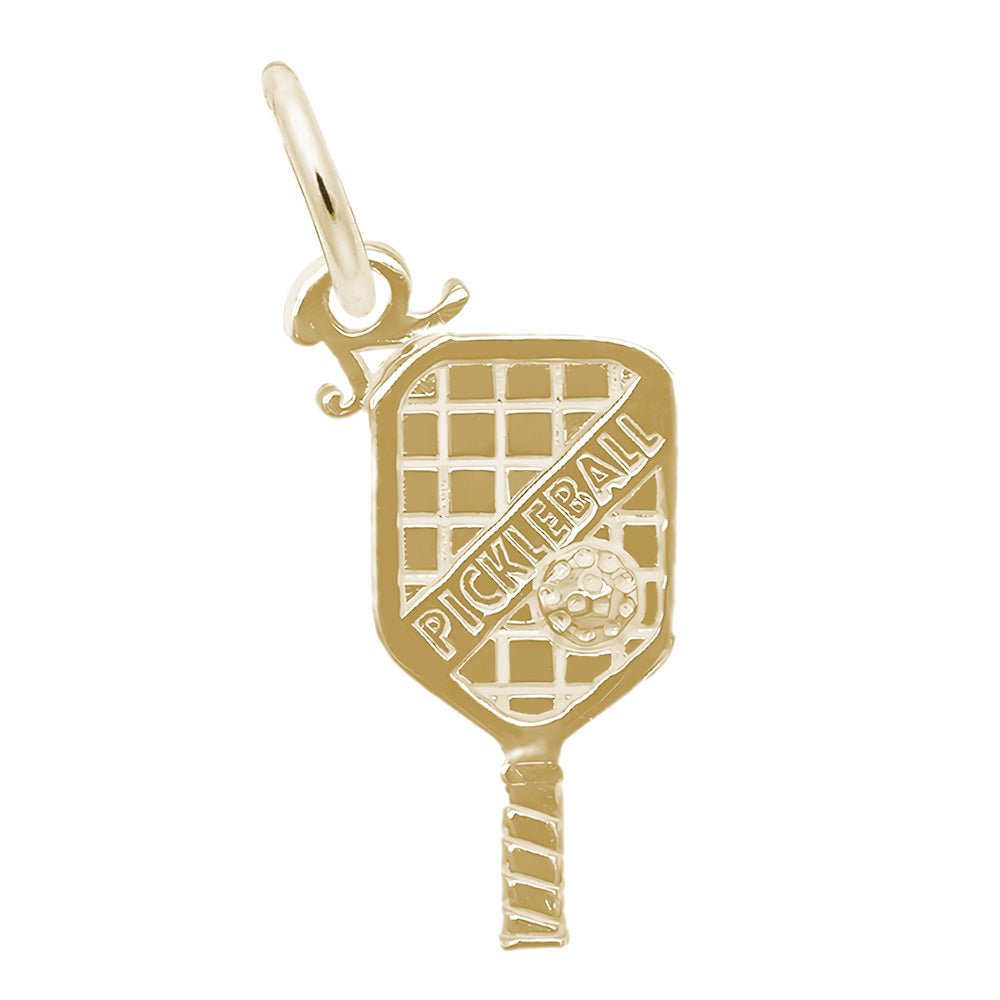 Rembrandt Charms - Lettered Pickleball Paddle - 1028 Rembrandt Charms Charm Birmingham Jewelry
