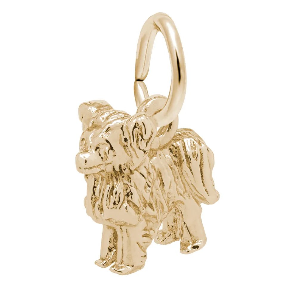 Rembrandt Charms - New Papilon Dog Charm - 2397 Rembrandt Charms Charm Birmingham Jewelry