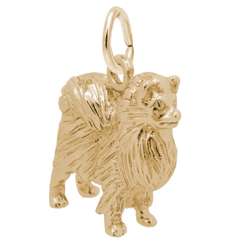 Rembrandt Charms - New Pomeranian Dog Charm - 2504 Rembrandt Charms Charm Birmingham Jewelry