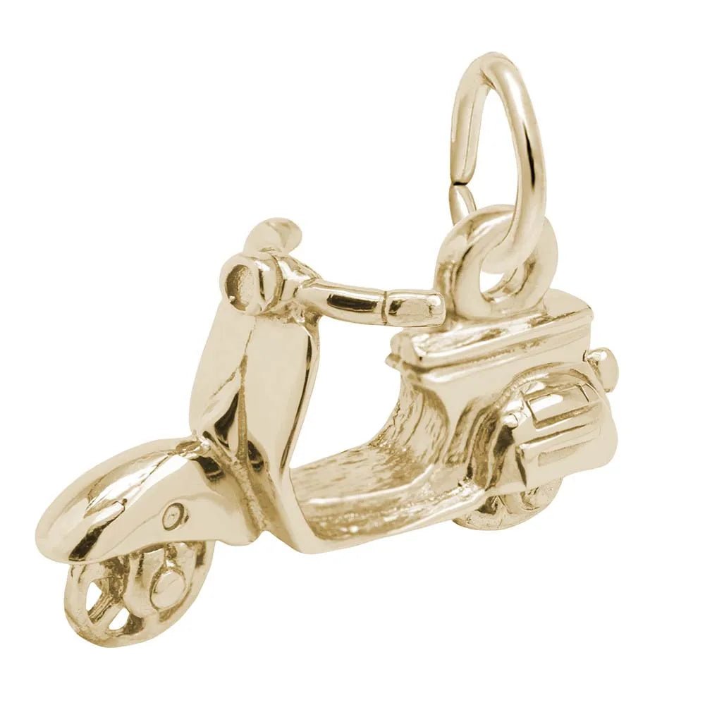 Rembrandt Charms - New Scooter Charm - 0239 Rembrandt Charms Charm Birmingham Jewelry
