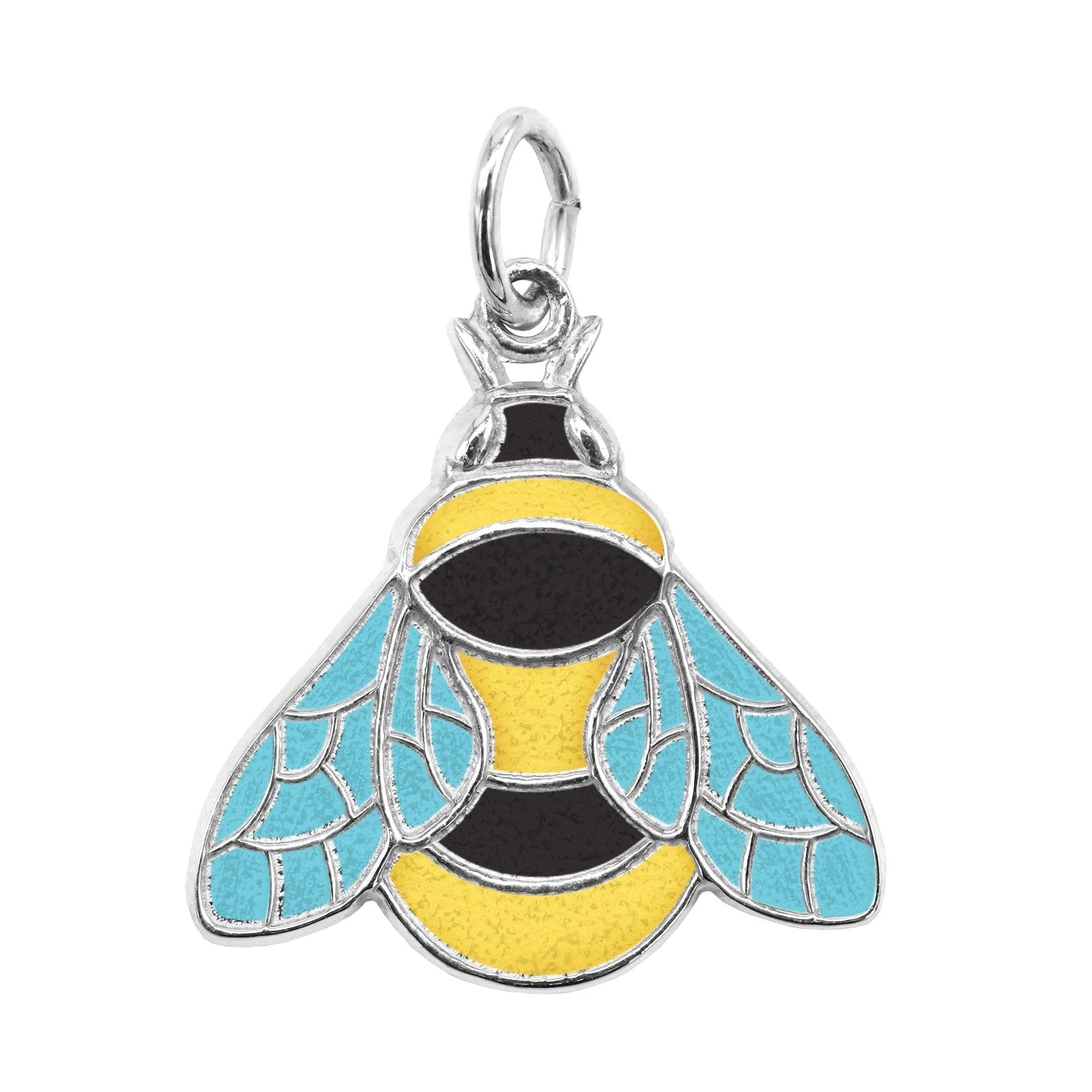 Rembrandt Charms - Rembrandt Charms - Painted Bumble Bee Charm – 1099 - 001 - Birmingham Jewelry