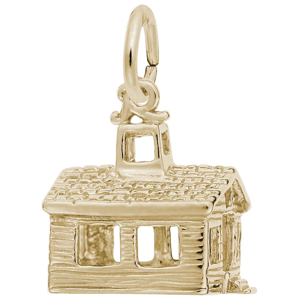 Rembrandt Charms - Rembrandt Charms - School House Charm - 0195 - Birmingham Jewelry
