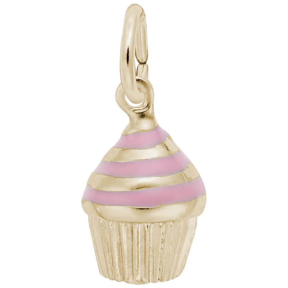 Rembrandt Charms - Rembrandt Charms - Swirl Cupcake Charm - 8368 - Birmingham Jewelry