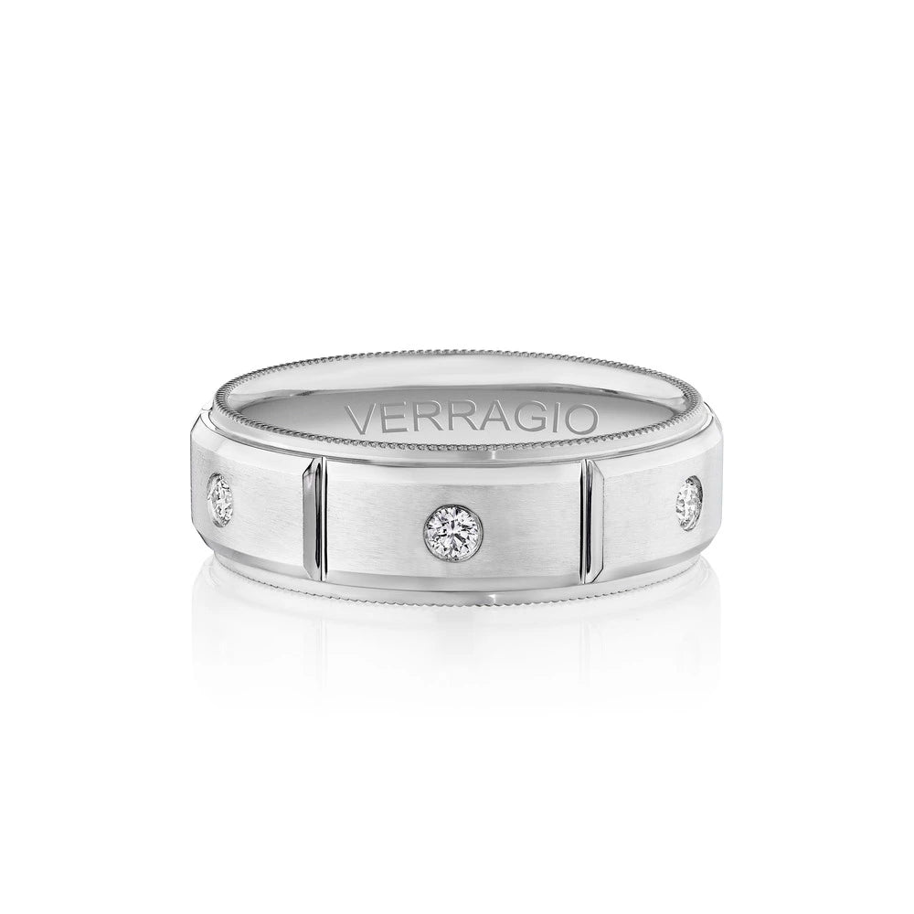 VWD-7912 VERRAGIO Men's Wedding Band Birmingham Jewelry Verragio Jewelry | Men's Diamond Wedding Band VWD-7912