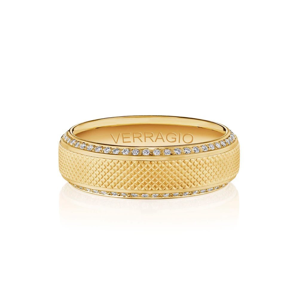 VWD-7917 VERRAGIO Men's Wedding Band Birmingham Jewelry Verragio Jewelry | Men's Diamond Wedding Band VWD-7917
