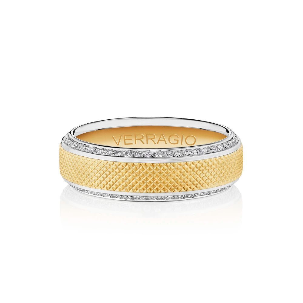 VWD-7917 VERRAGIO Men's Wedding Band Birmingham Jewelry Verragio Jewelry | Men's Diamond Wedding Band VWD-7917