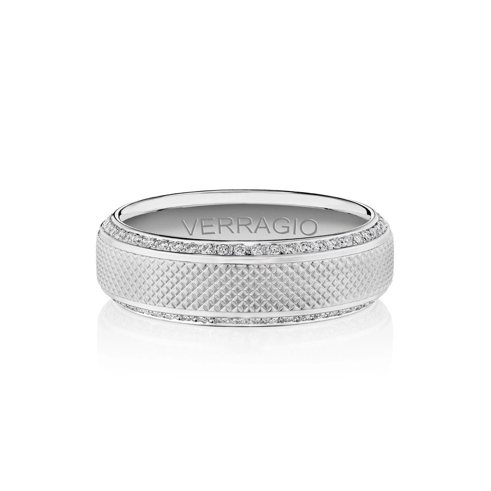 VWD-7917 VERRAGIO Men's Wedding Band Birmingham Jewelry Verragio Jewelry | Men's Diamond Wedding Band VWD-7917