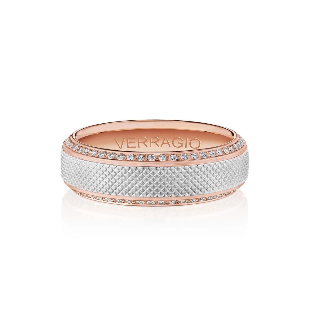 VWD-7917 VERRAGIO Men's Wedding Band Birmingham Jewelry Verragio Jewelry | Men's Diamond Wedding Band VWD-7917