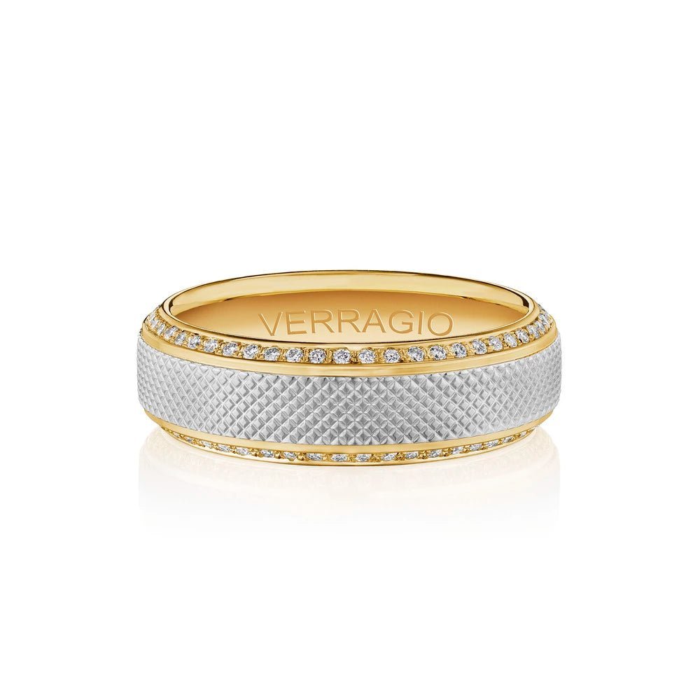 VWD-7917 VERRAGIO Men's Wedding Band Birmingham Jewelry Verragio Jewelry | Men's Diamond Wedding Band VWD-7917