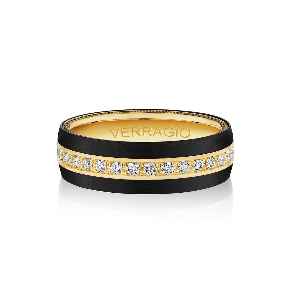 VWFXD-7503 VERRAGIO Men's Wedding Band Birmingham Jewelry Verragio Jewelry | Men's Diamond Wedding Band VWFXD-7503