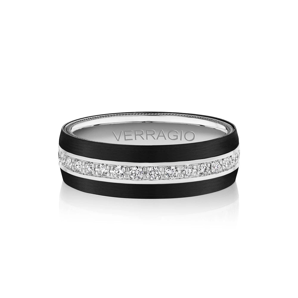 VWFXD-7503 VERRAGIO Men's Wedding Band Birmingham Jewelry Verragio Jewelry | Men's Diamond Wedding Band VWFXD-7503