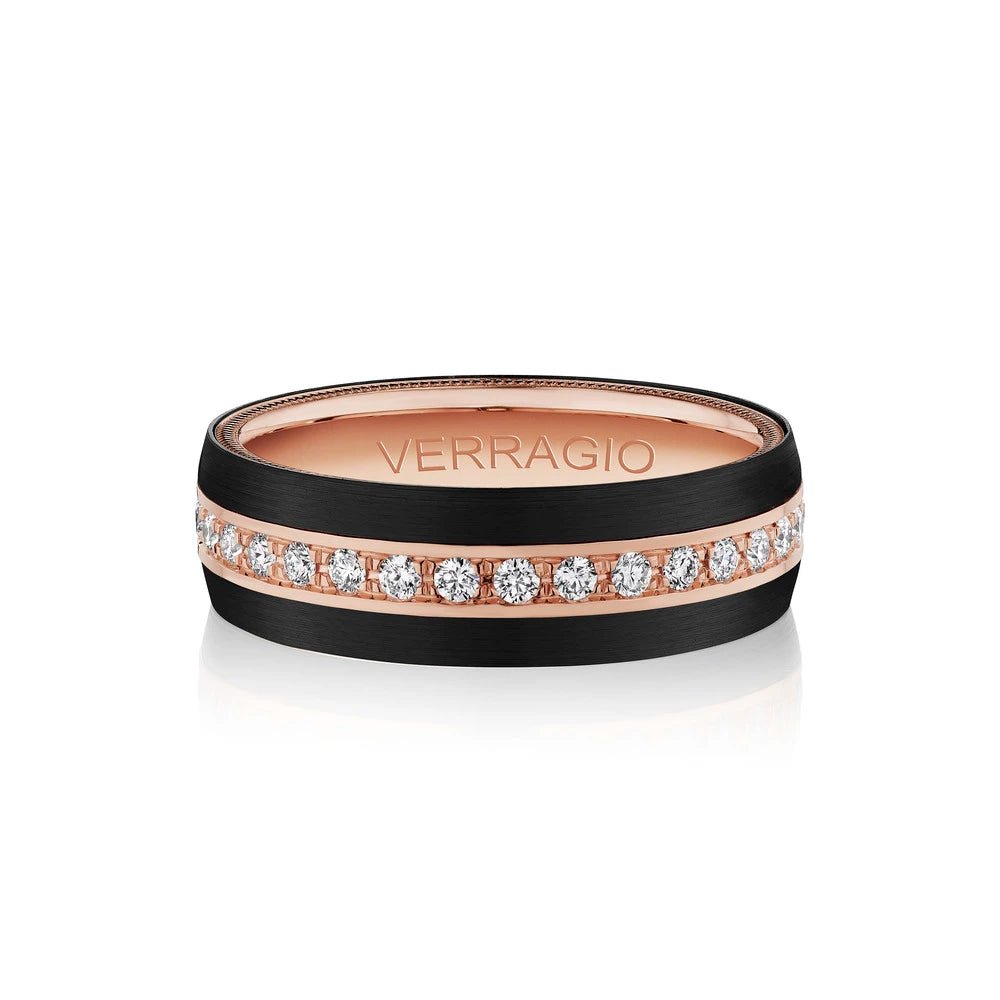 VWFXD-7503 VERRAGIO Men's Wedding Band Birmingham Jewelry Verragio Jewelry | Men's Diamond Wedding Band VWFXD-7503