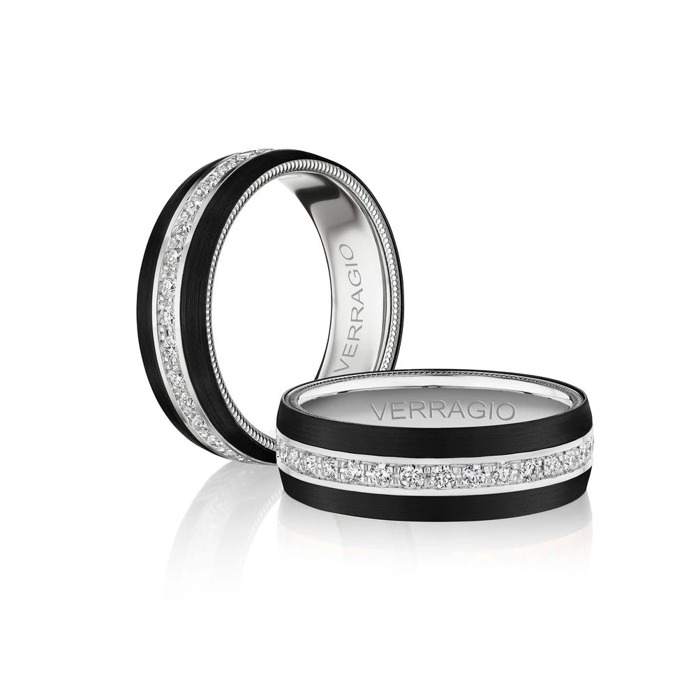 VWFXD-7503 VERRAGIO Men's Wedding Band Birmingham Jewelry Verragio Jewelry | Men's Diamond Wedding Band VWFXD-7503