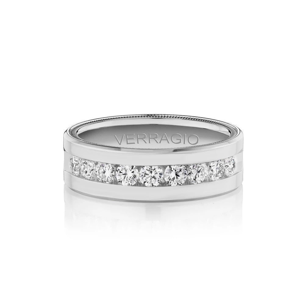 VWRD-7703 VERRAGIO Men's Wedding Band Birmingham Jewelry Verragio Jewelry | Men's Diamond Wedding Band VWRD-7703