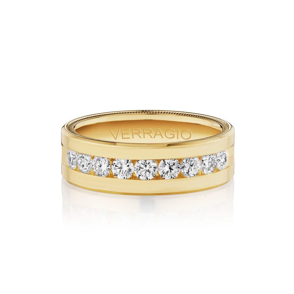 VWRD-7703 VERRAGIO Men's Wedding Band Birmingham Jewelry Verragio Jewelry | Men's Diamond Wedding Band VWRD-7703