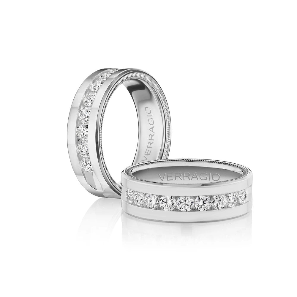 VWRD-7703 VERRAGIO Men's Wedding Band Birmingham Jewelry Verragio Jewelry | Men's Diamond Wedding Band VWRD-7703