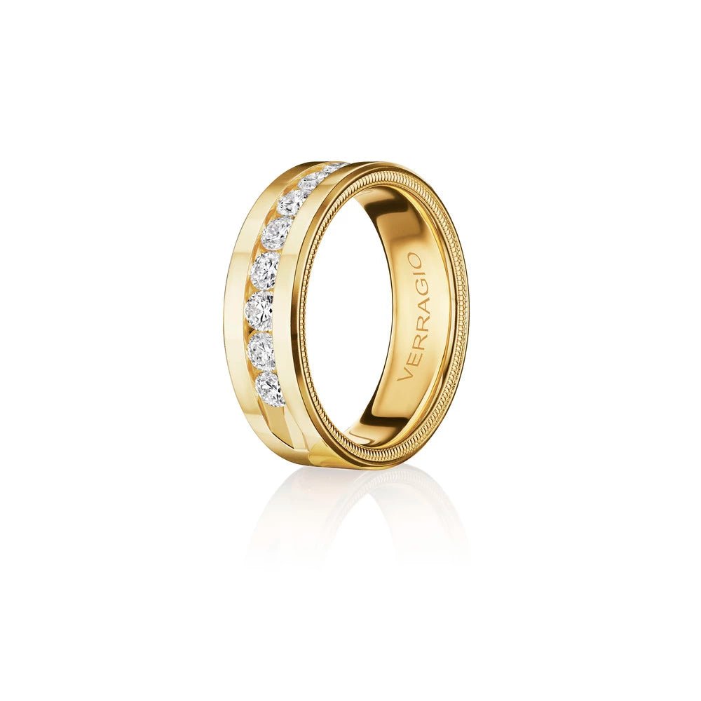 VWRD-7703 VERRAGIO Men's Wedding Band Birmingham Jewelry Verragio Jewelry | Men's Diamond Wedding Band VWRD-7703