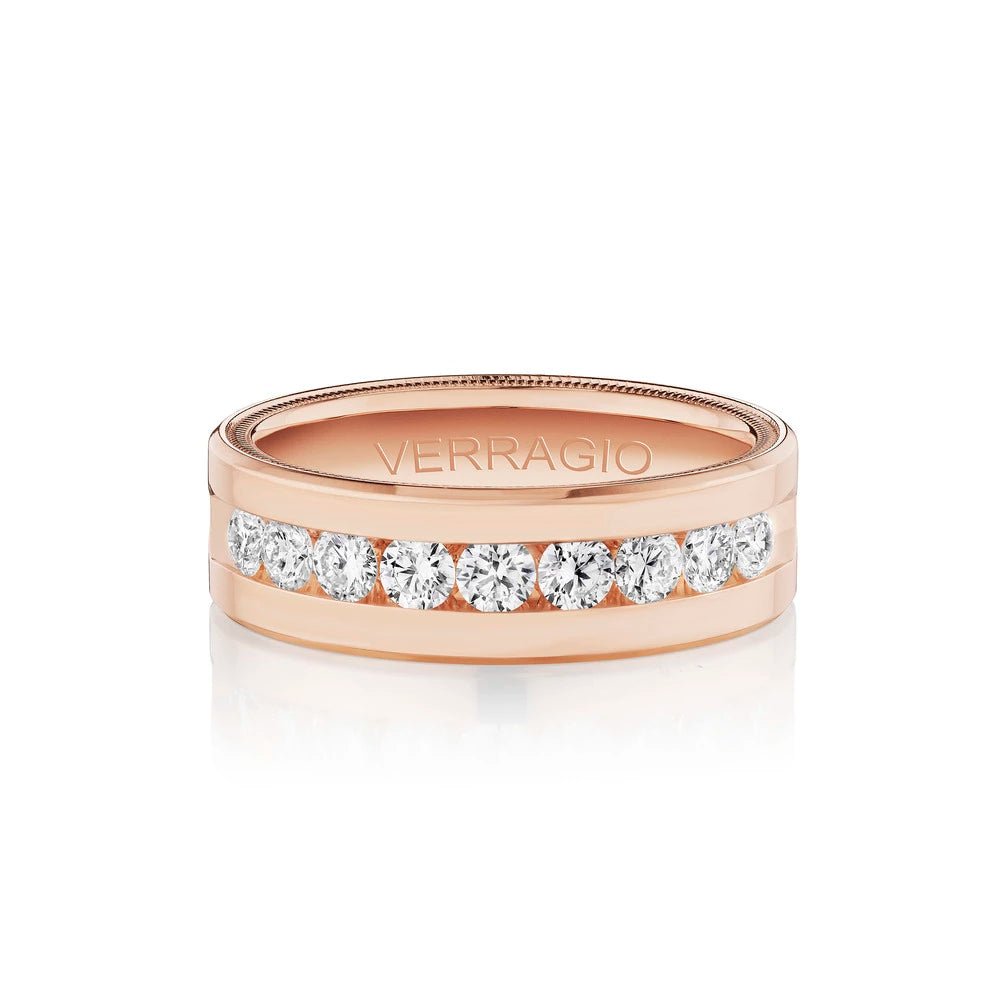 VWRD-7703 VERRAGIO Men's Wedding Band Birmingham Jewelry Verragio Jewelry | Men's Diamond Wedding Band VWRD-7703