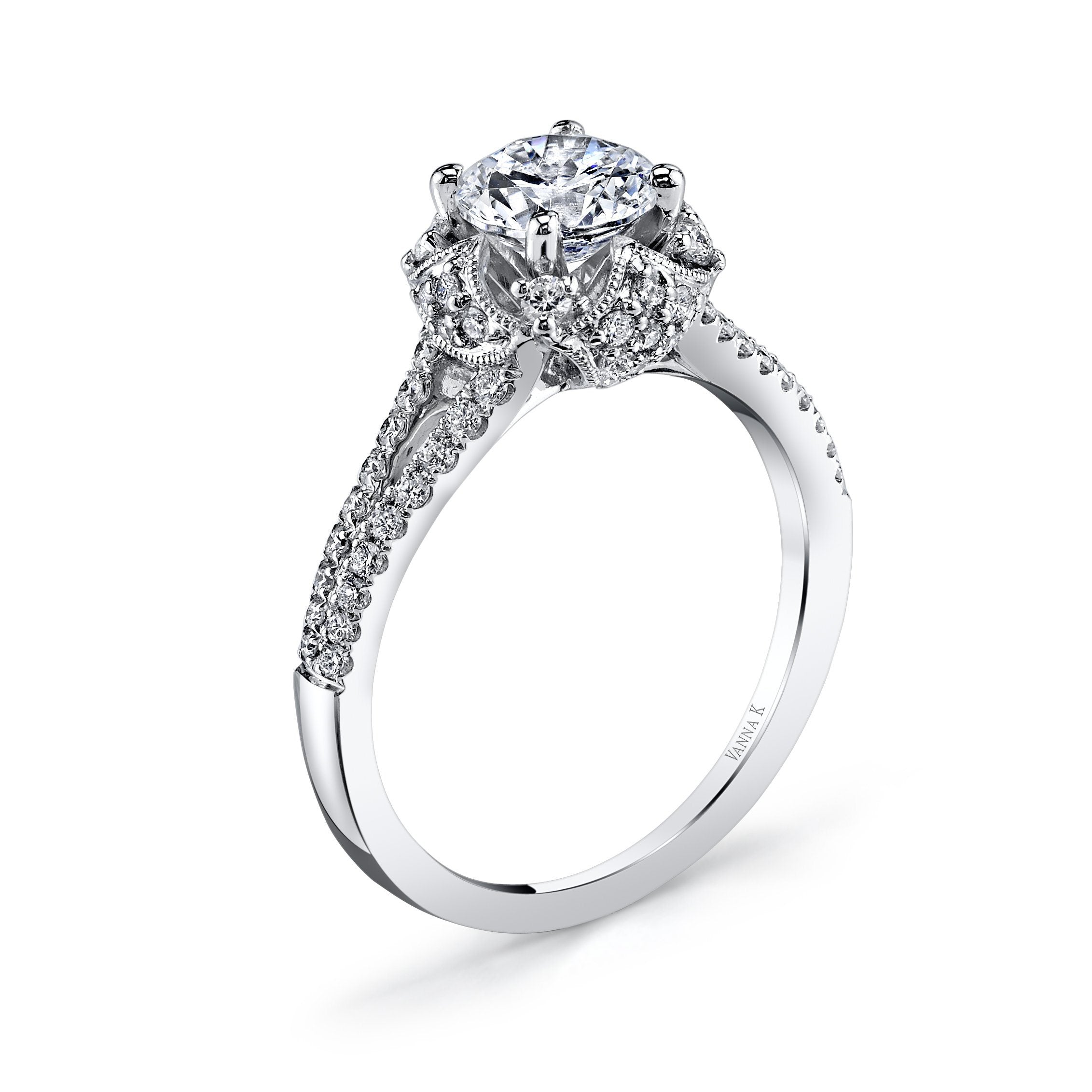 Vanna K - 14RM62DCZ VANNA K Engagement Ring Birmingham Jewelry